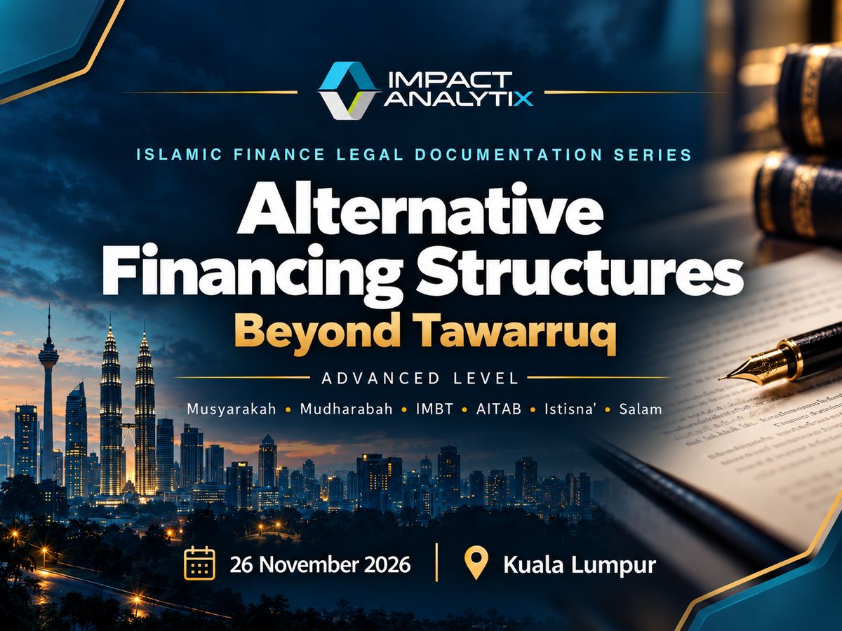 Alternative Financing Structures: Beyond Tawarruq, 26 November 2026